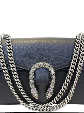 Dionysus GUCCI Leather Shoulder Bag 🖤💵